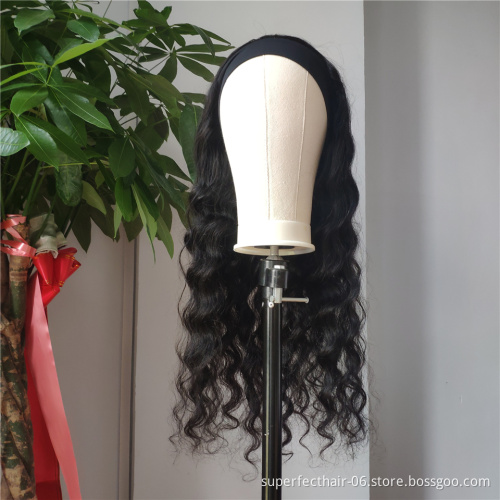 Head band wig headband wig with headband  kinky headband wigs